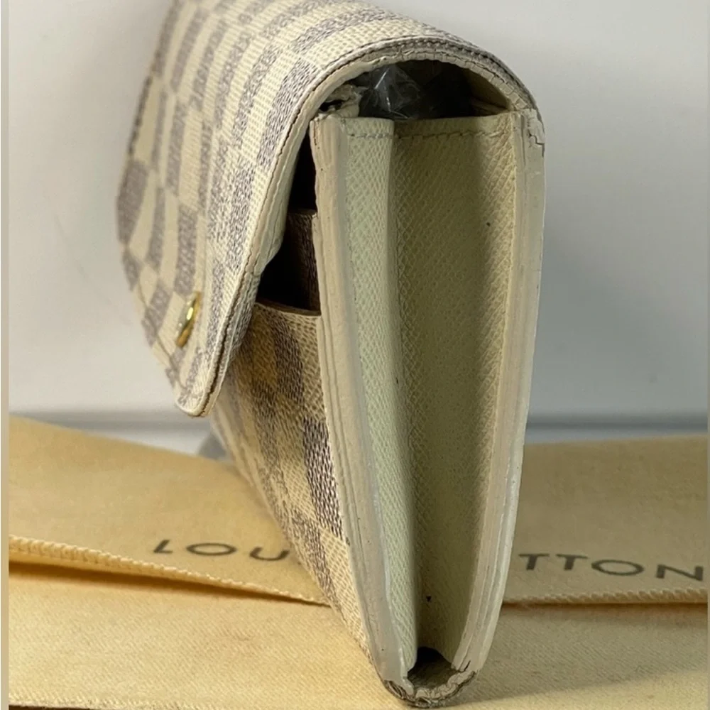 Louis Vuitton Damier Azur Emily Long Wallet